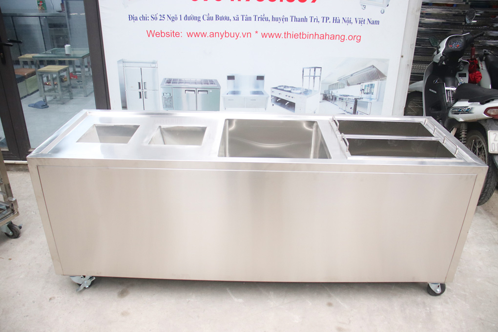 Bàn Gom Rác Thải thương hiệu ANYBUY (Mã sản phẩm BGRT) Bàn Gom Rác Thải thương hiệu ANYBUY; Mã sản phẩm BGRT