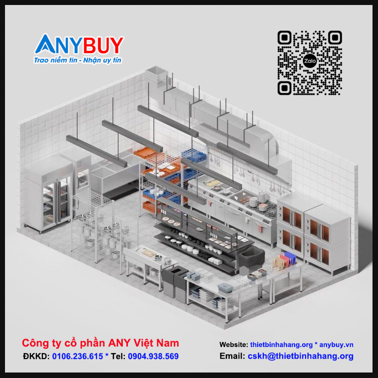 [Thiết bị nhà hàng] Vai trò quan trong của Khu Bếp