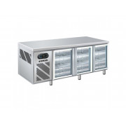 Bàn mát inox 3 cánh kính Berjaya B3D/C7/7 dài 2.1m Bàn mát inox 3 cánh kính Berjaya B3D/C7/7 dài 2.1m