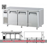 Bàn đông inox TURBO AIR 3 cánh KUF18-3 Bàn đông inox TURBO AIR 3 cánh KUF18-3