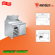 Bàn mát Pizza 1 cánh BS1D/PCF4/Z Bàn mát Pizza 1 cánh BS1D/PCF4/Z