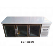 Tủ bàn mát inox 3 cánh kính dài 1,8m Tủ bàn mát inox 3 cánh kính dài 1,8m