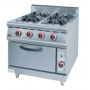 Bếp âu 4 họng kèm lò nướng dùng gas YS-RQ-4 Bếp âu 4 họng kèm lò nướng dùng gas YS-RQ-4