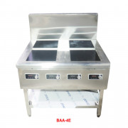 Bếp âu 4 họng dùng điện 5KW mỗi bếp BAA-4E Bếp âu 4 họng dùng điện 5KW mỗi bếp BAA-4E