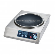 Bếp từ công nghiệp mặt lõm YiPai công suất 3,5KW Bếp từ công nghiệp mặt lõm YiPai công suất 3,5KW