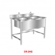 Chậu Rửa Công Nghiệp 2 Hố CR-2HG Chậu Rửa Công Nghiệp 2 Hố CR-2HG