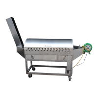 Máy nướng chả inox 15 xiên và quạt thổi LCH-15N1M