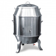 Lò quay vịt inox dùng than Ø80 Lò quay vịt inox dùng than Ø80