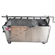 Lò quay vịt nướng inox kết hợp quay lợn LV-5N1Mv3