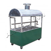 Lò quay vịt 1 tầng 5 xiên kết hợp quay lợn LV-5N2Mv2