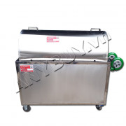 Lò nướng than hoa ngoài trời 1 tầng 4 xiên inox đa năng