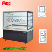 Tủ mát trưng bày bánh kính vuông Berjaya dài 150cm Tủ mát trưng bày bánh kính vuông Berjaya dài 150cm