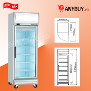 Tủ mát trưng bày 1 cánh kính 1D/DC-S Tủ mát trưng bày 1 cánh kính 1D/DC-S