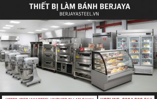 Vai trò "Thiết bị làm bánh Berjaya" đối với tiệm bánh và quầy bar