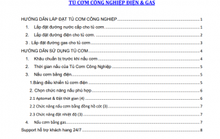 Hướng Dẫn Lắp Đặt & Sử Dụng Tủ Cơm Năm 2024