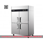 Tủ mát TURBO AIR 4 cánh inox nhập khẩu Hàn Quốc Tủ mát TURBO AIR 4 cánh inox nhập khẩu Hàn Quốc