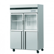 Tủ đông inox 2 cánh kính 2 cánh inox 2 chế độ Tủ đông inox 2 cánh kính 2 cánh inox 2 chế độ