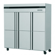Tủ đông inox công nghiệp 6 cánh 1 chế độ Tủ đông inox công nghiệp 6 cánh 1 chế độ