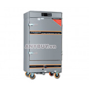 Tủ nấu cơm điện tử 12 khay kết hợp gas